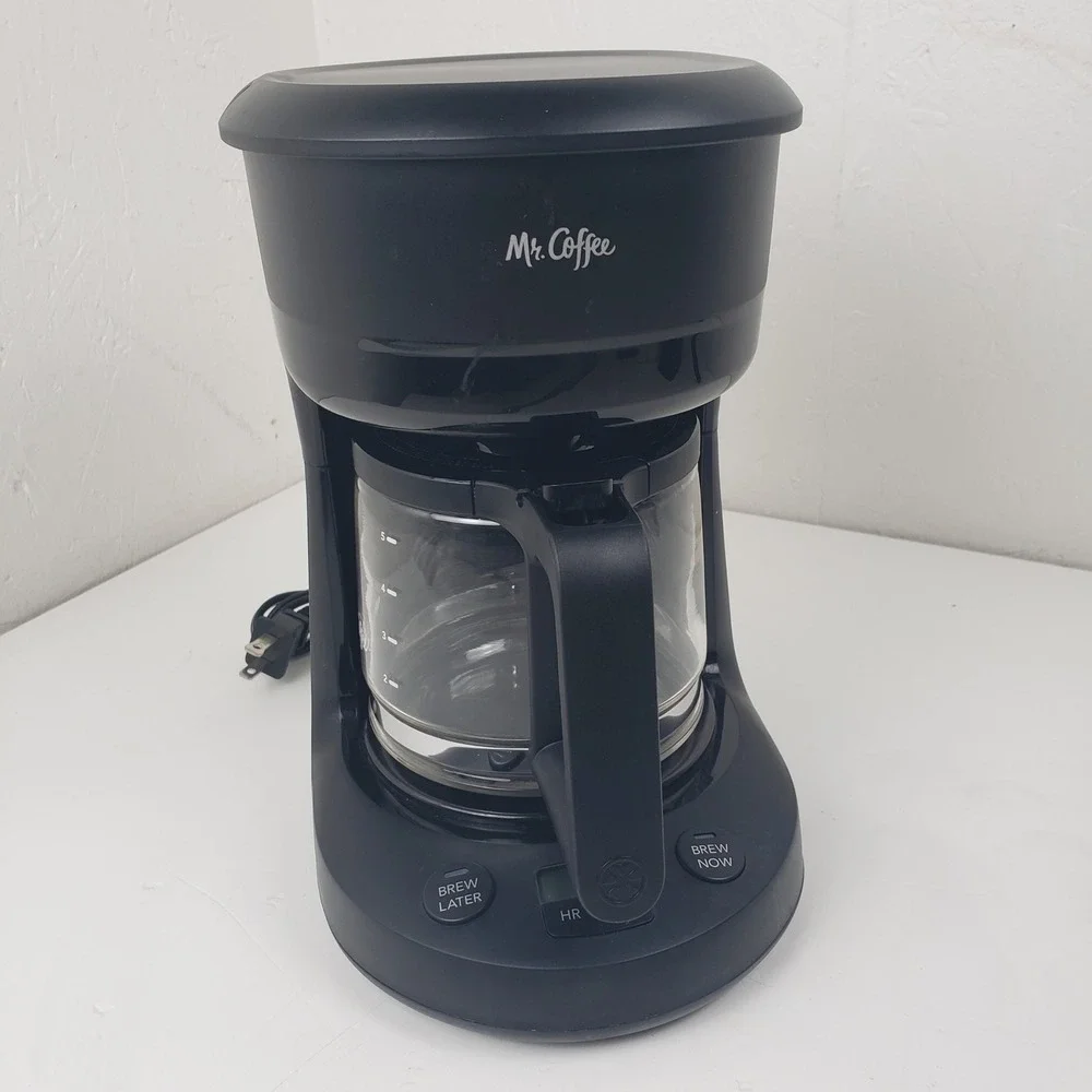 Mr. Coffee 5-Cup Programmable Coffee Maker Black BVMC-PC05BL4-NP-001
